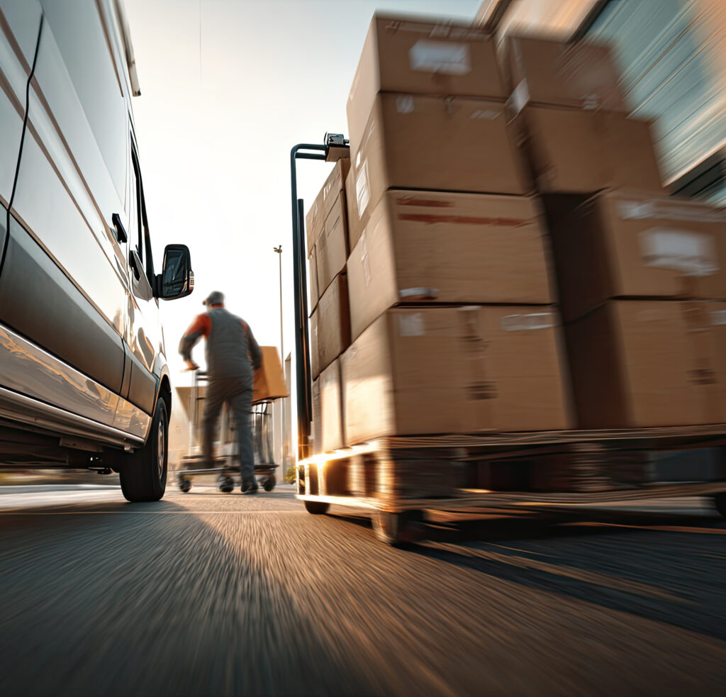 same day pallet delivery driver
